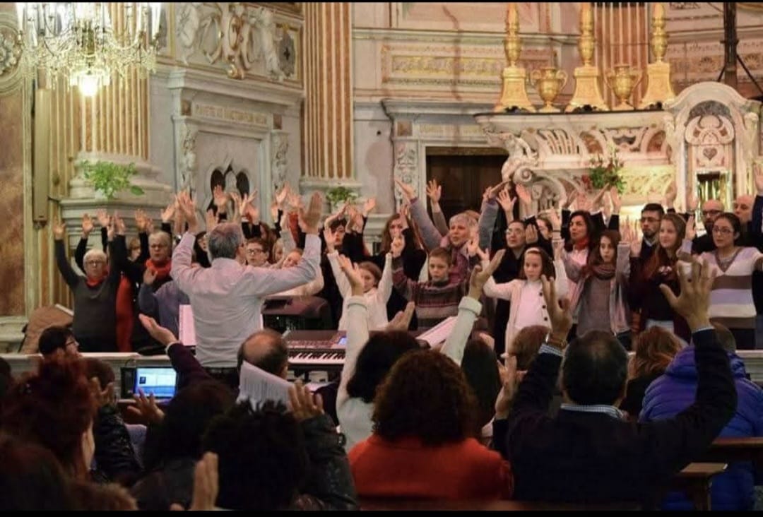 Il coro nella chiesa di Santa Caterina dai frati cappuccini