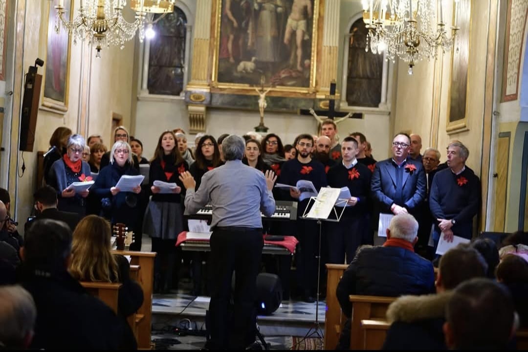 Il coro presso la parrocchia di S. Eusebio